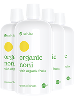 Pachet Organic Noni 3+1 (4 x 946 ml) 4 flacoane de suc de noni certificat organic