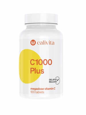 Vitamina C 1000 Plus CaliVita (100 tablete) Megadoza de vitamina C cu macese organiceInapoi