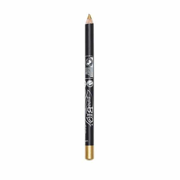 Creion de Ochi Bio Galben-Auriu 45 PuroBio Cosmetics, 1.3g