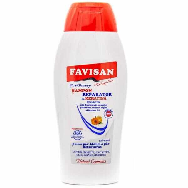 Sampon Reparator cu Keratina Favibeauty Favisan, 250 ml