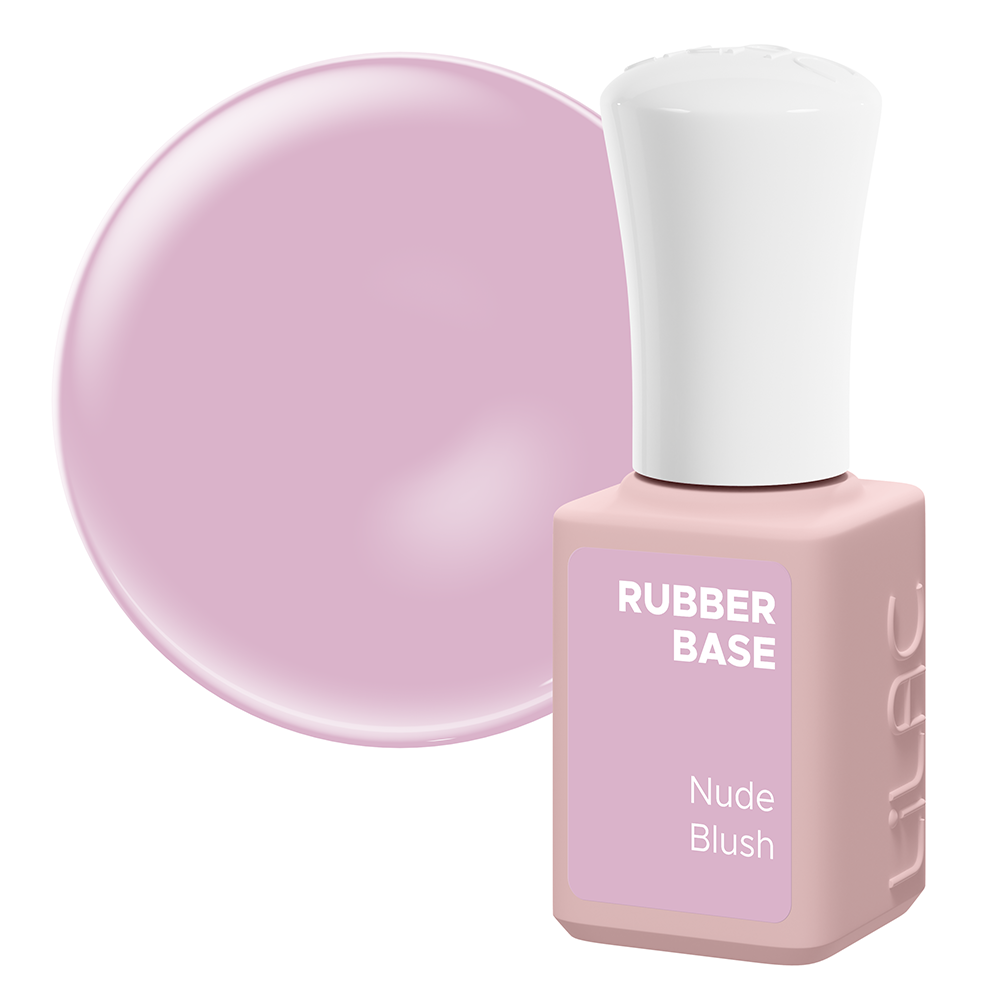 Oja semipermanenta Lilac Rubber Base, Nude Blush, 6 g