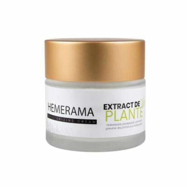 Crema ultra Hidratanta de zi pentru fata cu extracte din plante pentru ten uscat si sensibil – Hemerama, 60ml