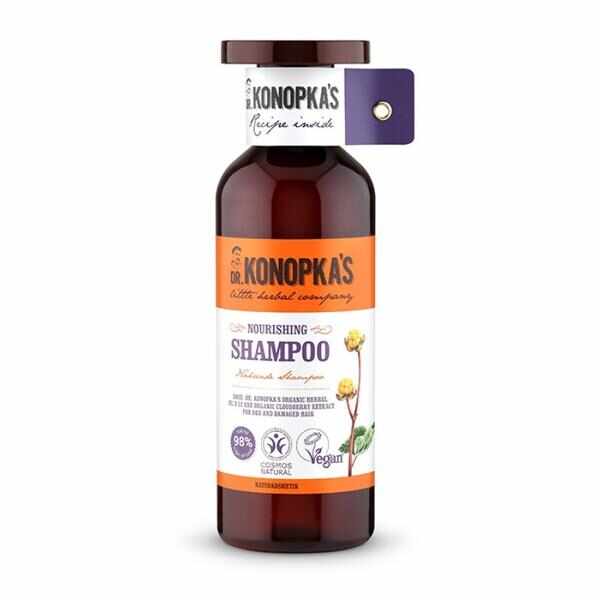 Sampon Bio Nutritiv pentru Par Uscat sau Deteriorat Dr. Konopka, 500 ml