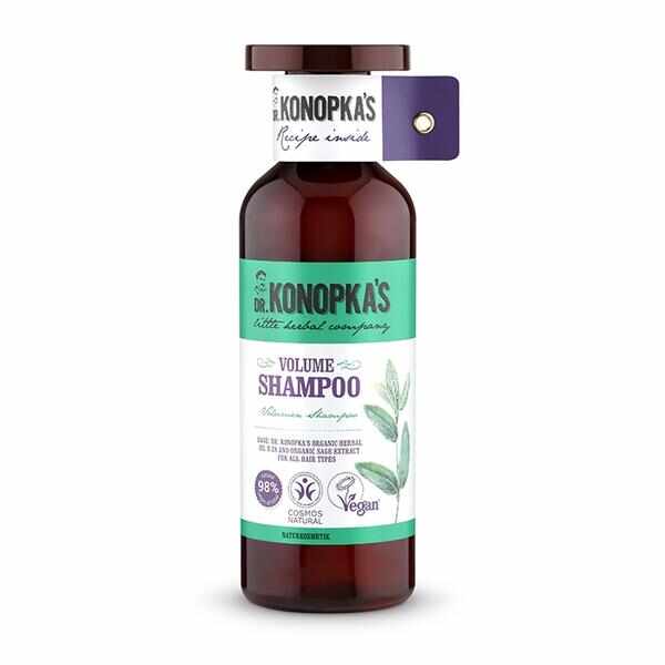 Sampon Bio Volum pentru Toate Tipurile de Par Dr. Konopka, 500 ml