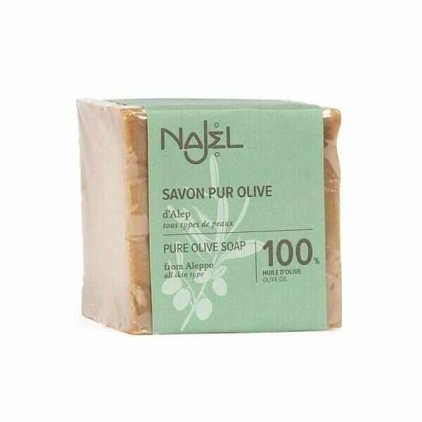 Sapun Alep cu 100% Ulei de Masline Najel, 200 g