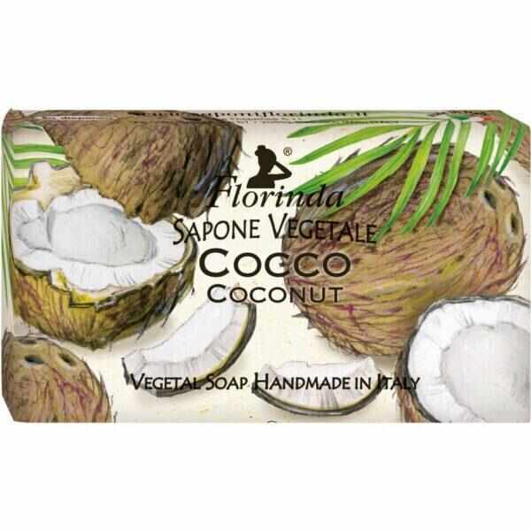 Sapun Vegetal cu Cocos Florinda La Dispensa, 100 g