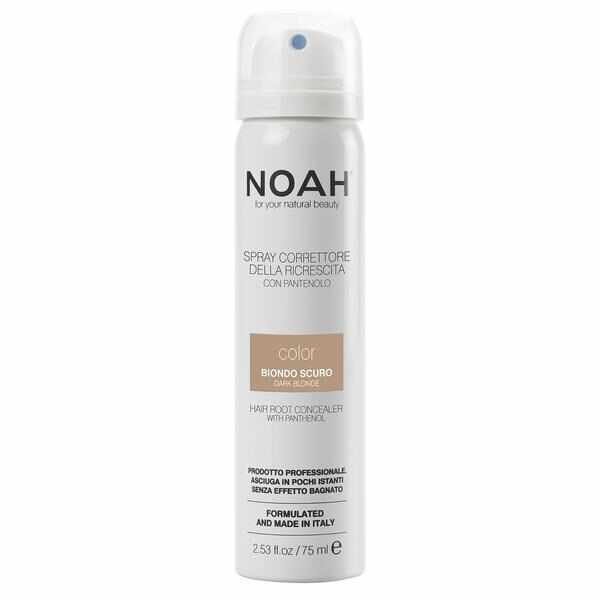 Spray Corector cu Vitamina B5 pentru Acoperirea Radacinii Parului Blond Inchis Noah, 75ml
