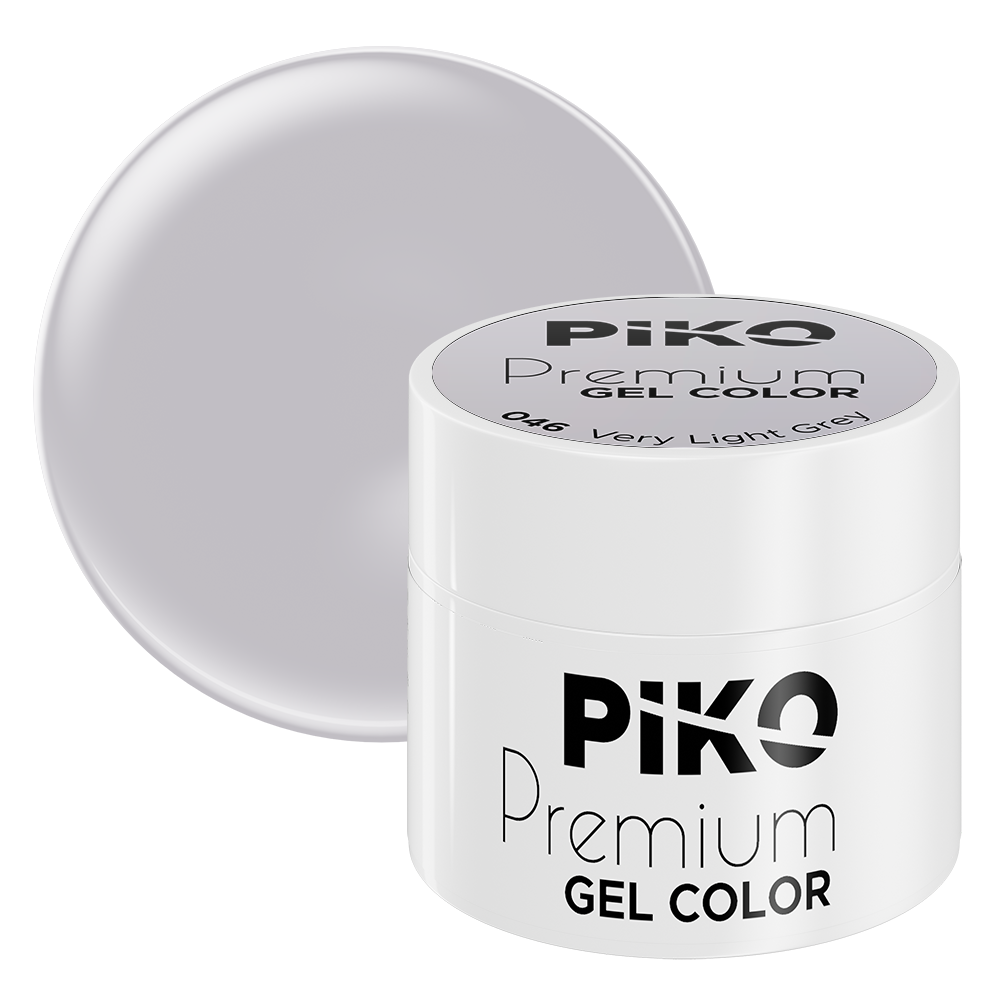 Gel color Piko, Premium, 5g, 046 Very Light Grey