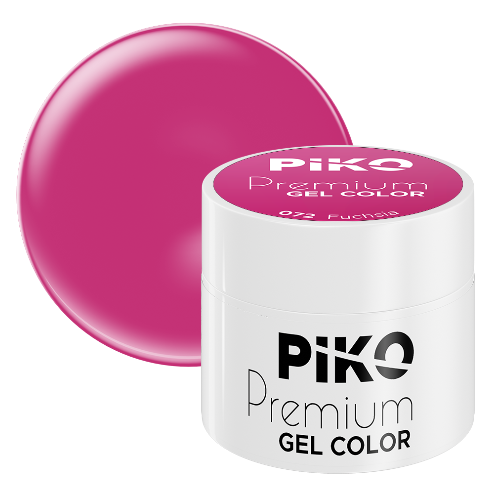 Gel color Piko, Premium, 5g, 072 Fuchsia