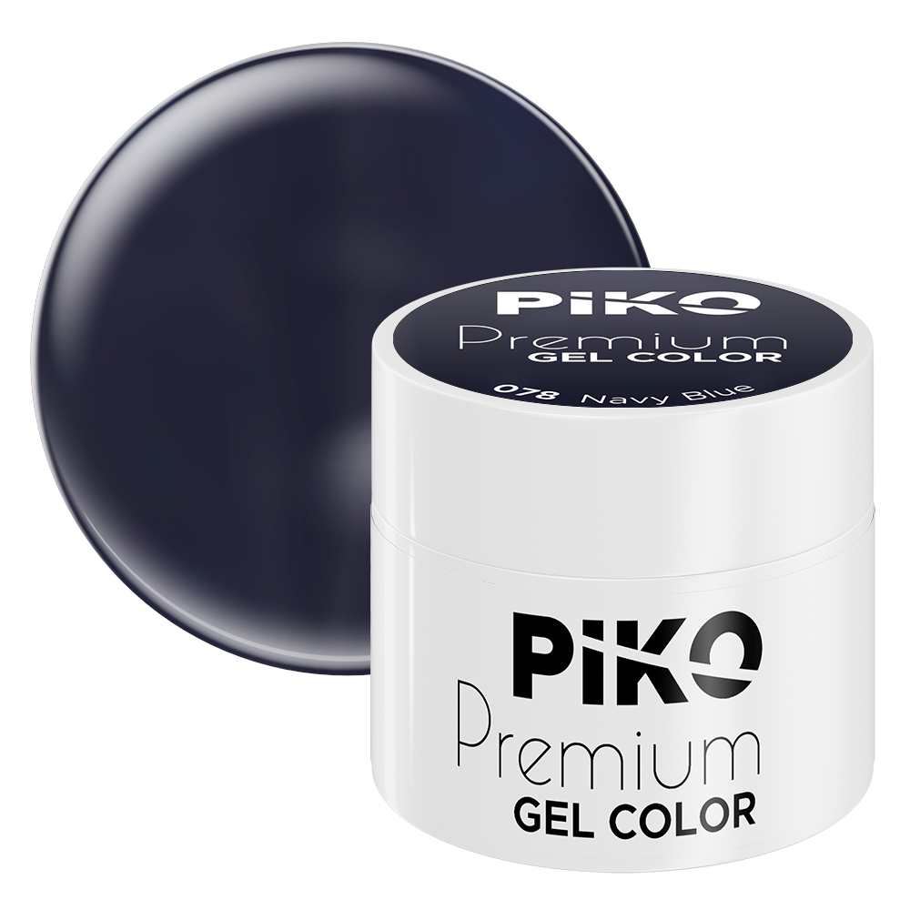 Gel color Piko, Premium, 5g, 078 Navy Blue