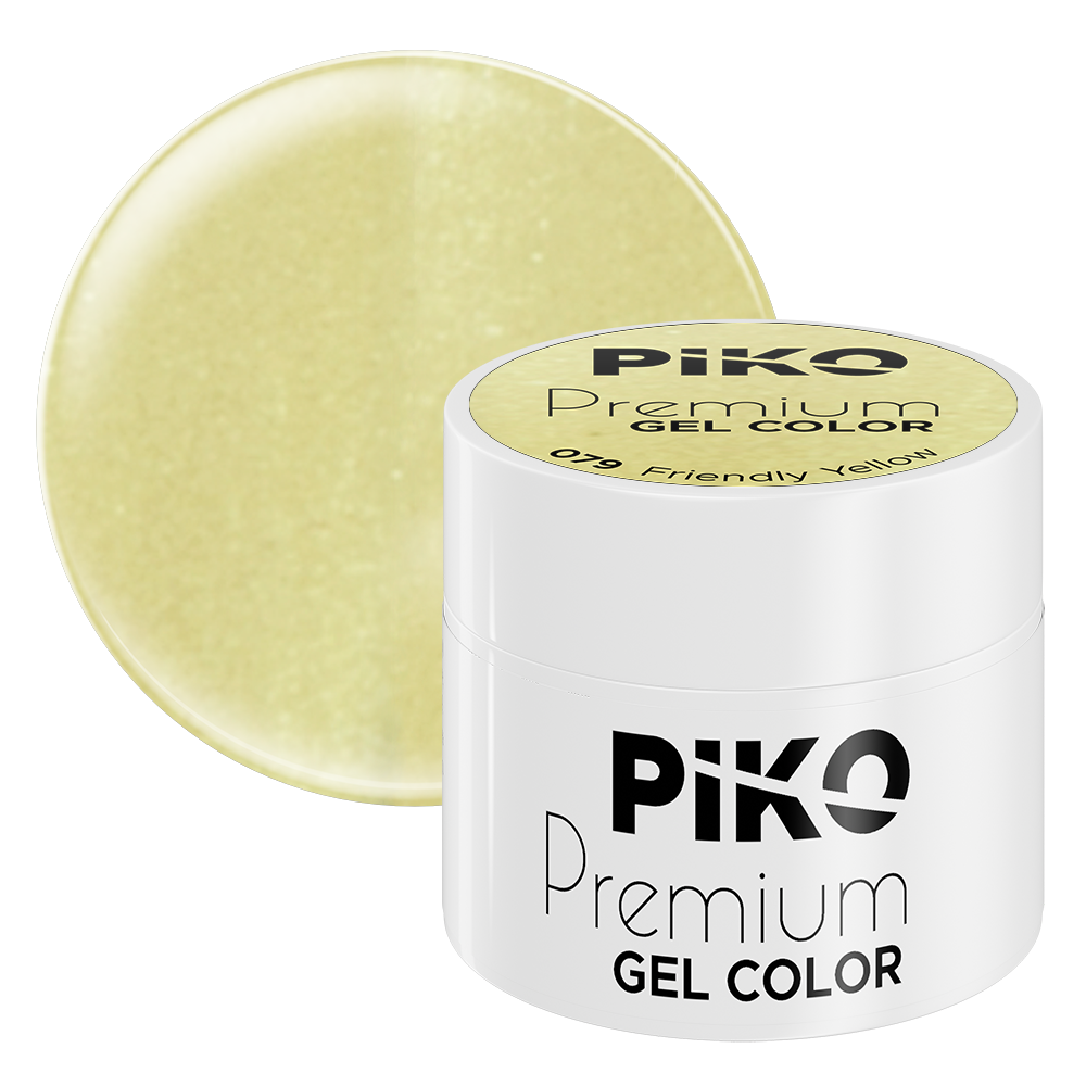 Gel color Piko, Premium, 5g, 079 Friendly Yellow