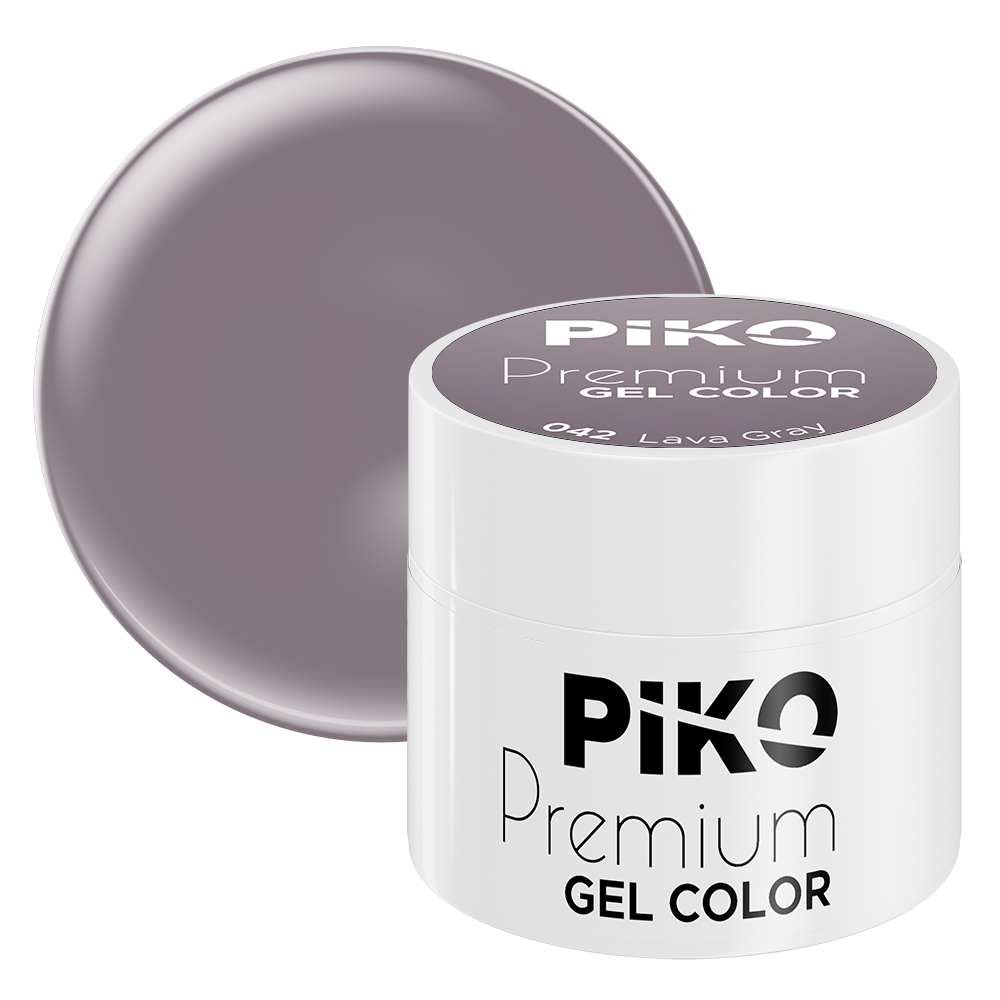 Gel UV color Piko, Premium, 5 g, 042 Lava Gray