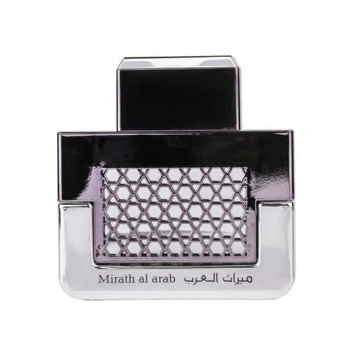 Parfum arabesc Mirath Al Arab Silver, apa de parfum 100 ml, barbati