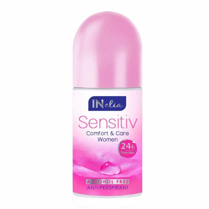 Deodorant antiperspirant roll on Revers Inelia Sensitive pentru femei, 50 ml