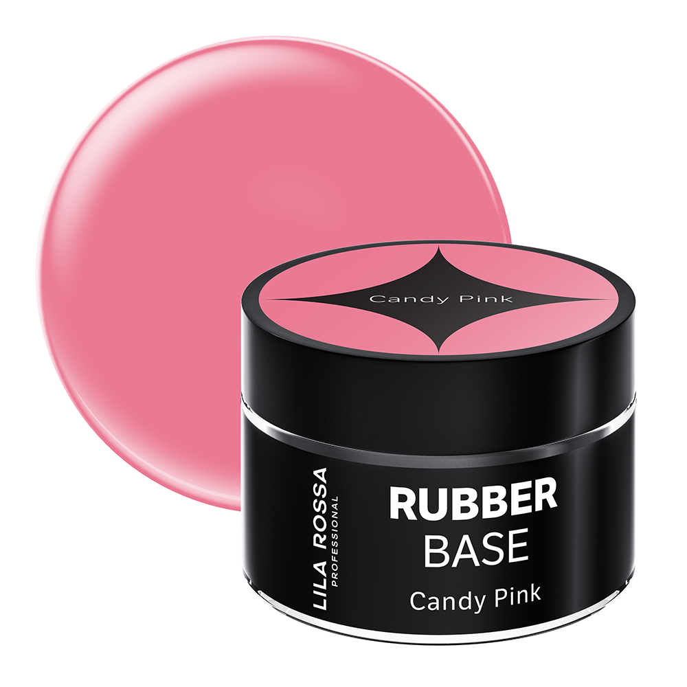 Gel de baza Lila Rossa Rubber Base Candy Pink 15 g