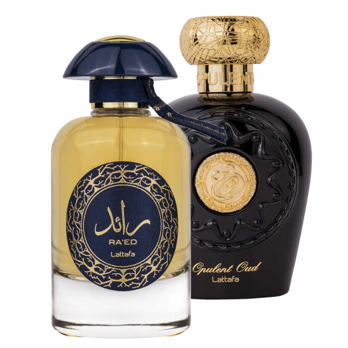 Pachet 2 parfumuri Best Seller, Opulent Oud 100 ml si Raed Luxe 100 ml