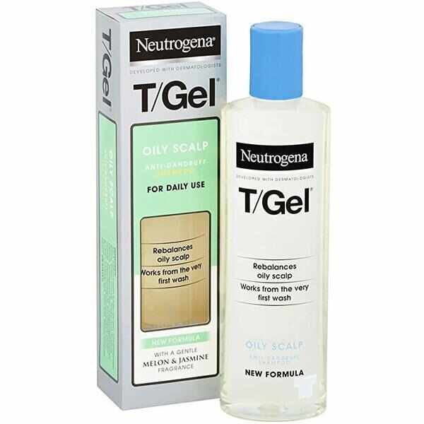 Sampon anti-matreata pentru scalp gras, Neutrogena T/Gel Oily Scalp, 125ml