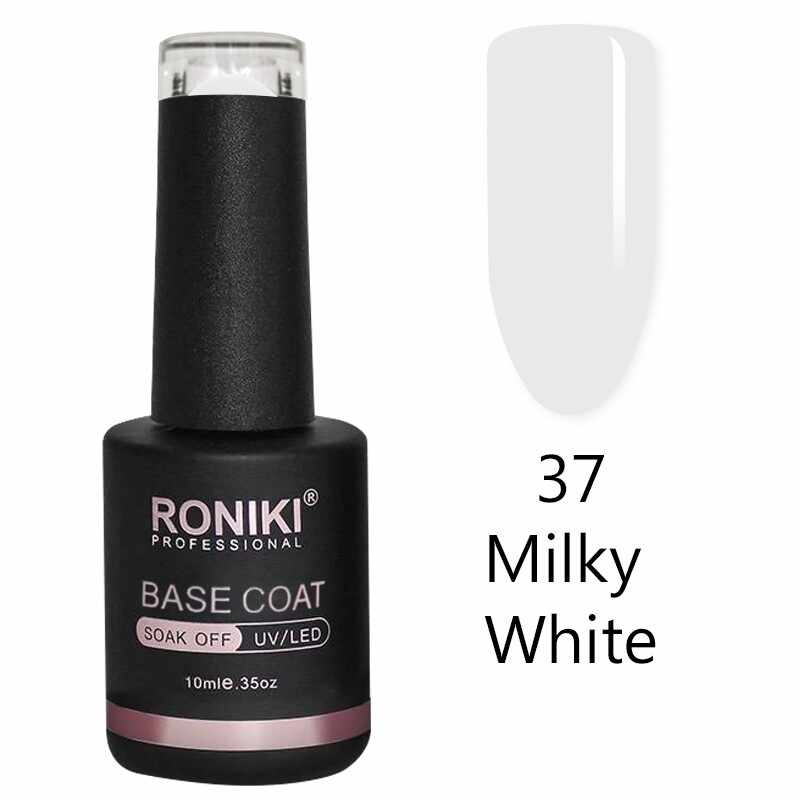 Color Rubber Base Roniki 10ml - Milky White 37