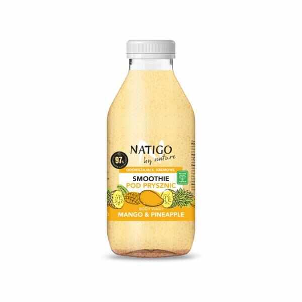Gel de dus Natigo By Nature Smoothie - Mango si Ananas 97% ingrediente naturale, 400ml