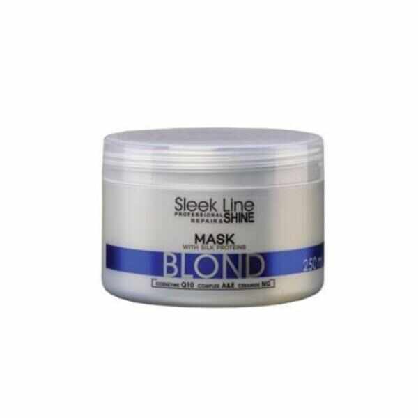 Masca Blond Sleek Line contine pigment neutralizant albastru, 250ml