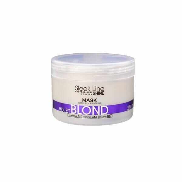 Masca Sleek Line Violet Blond - contine pigment neutralizant violet, 250ml
