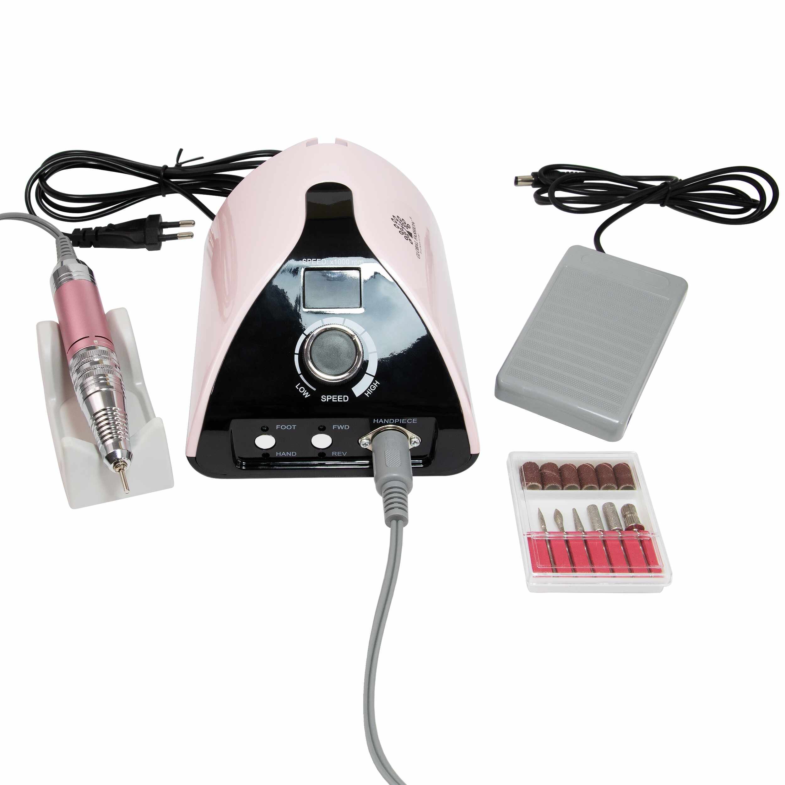 Freza / Pila Electrica Unghii ZS-711 65W 35000 RPM, Pink