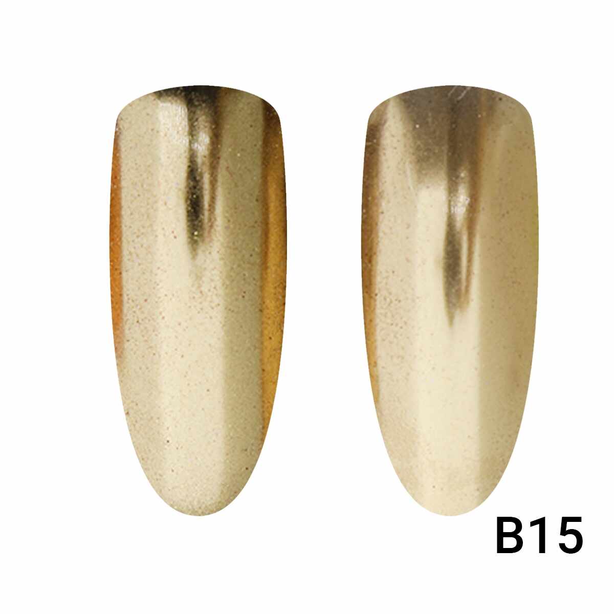 Pigment Unghii, Champagne Mirror Gold B15