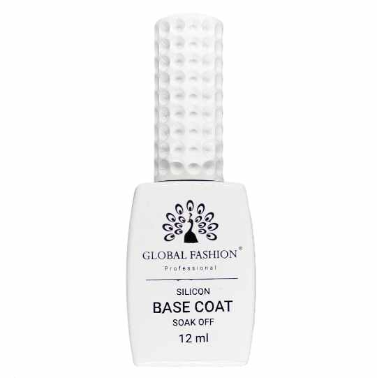 Base Coat Silicon - Global Fashion Soak-Off - 12 ml Transparent
