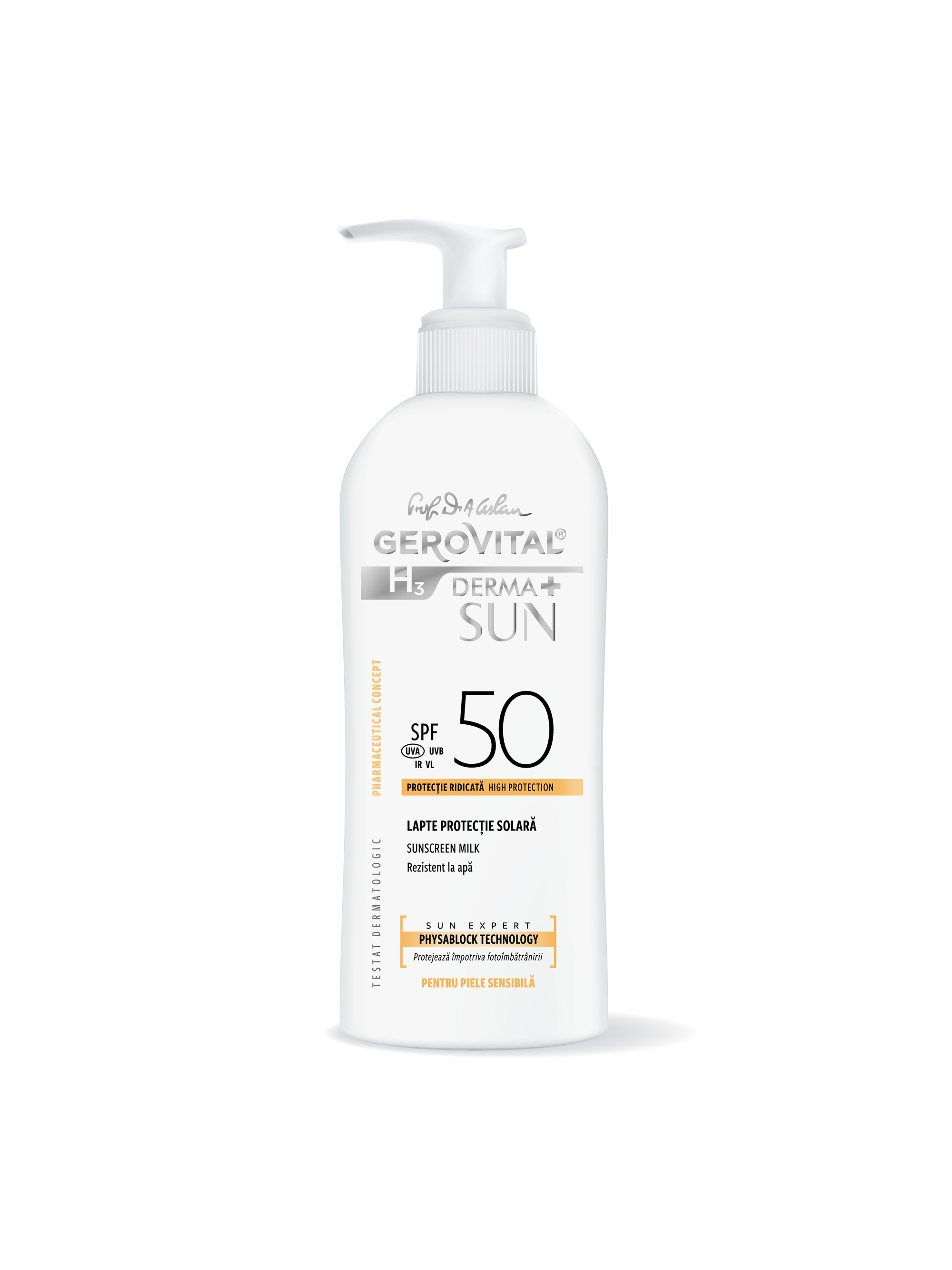 Lapte Protecție Solară Spf 50 Derma+ Sun