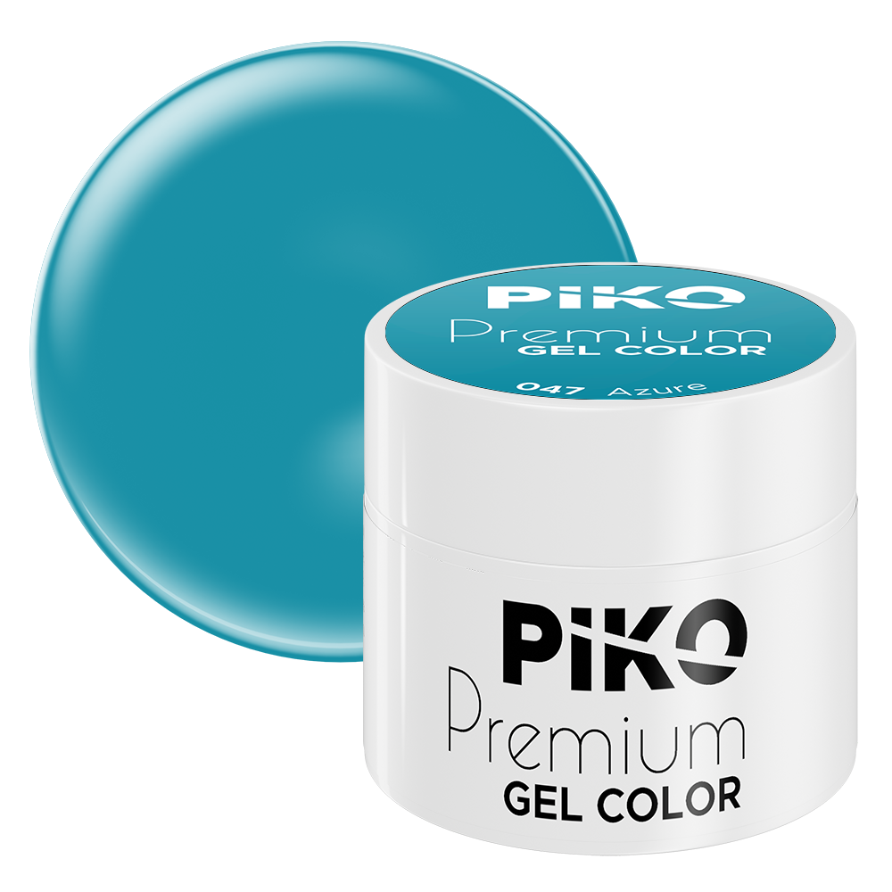 Gel color Piko, Premium, 5g, 047 Azure