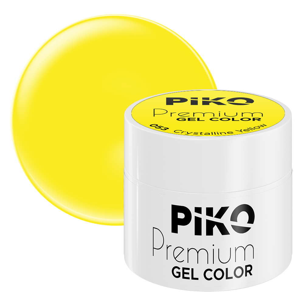 Gel color Piko, Premium, 5g, 053 Crystalline Yellow
