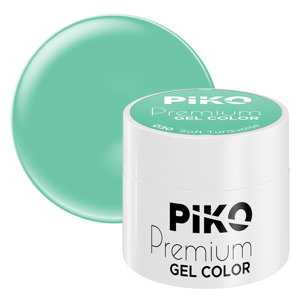 Gel UV color Piko, Premium, 5 g, 030 Soft Turquoise