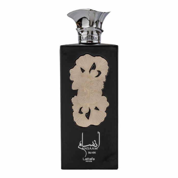 Parfum Ansaam Silver, colectia Lattafa Pride, apa de parfum 100 ml, unisex