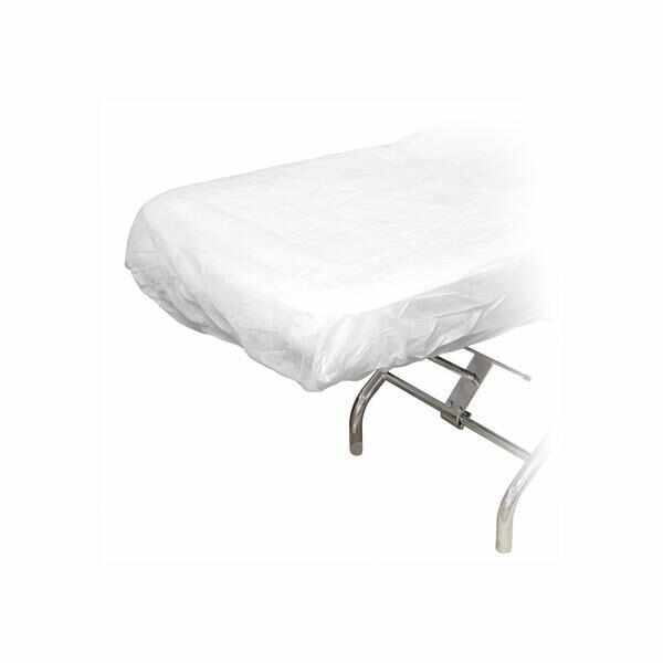 Cearceaf pat cu elastic, unica folosinta, 80 cm x 220 cm, gros. 40 gr/mp
