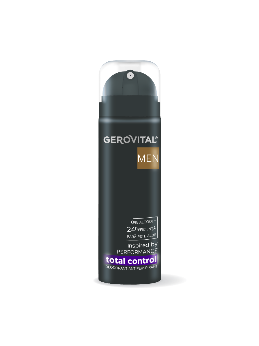 Deodorant Antiperspirant Total Control 150 Ml, Gerovital Men
