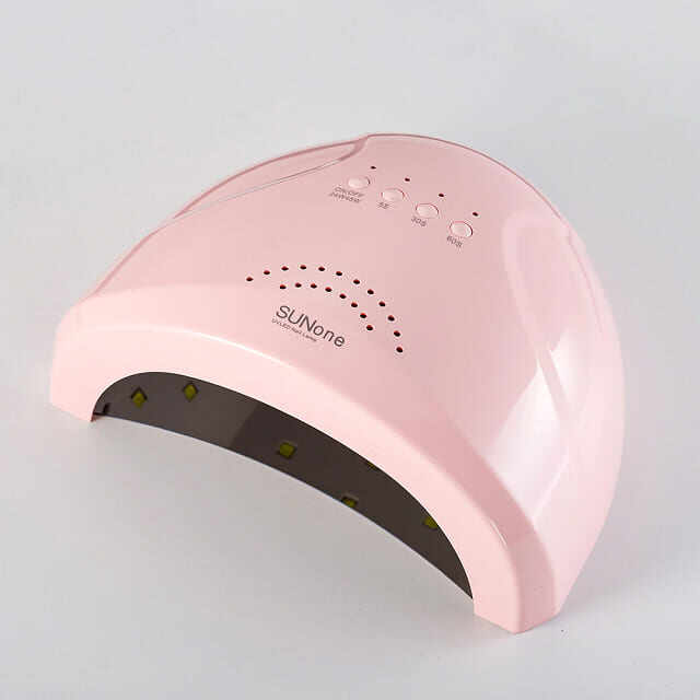 Lampa uv led profesionala sunone senzor timer 48w roz
