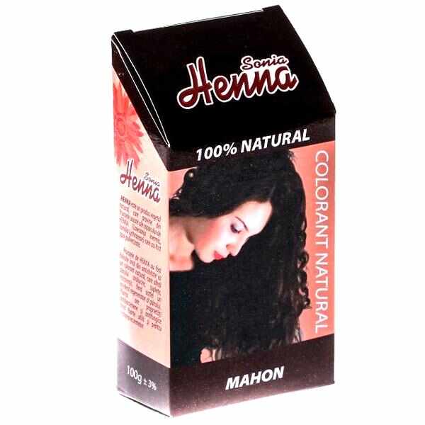 Colorant Natural Henna Sonia, Mahon, 100 g