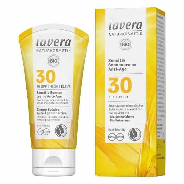 Crema Bio Protectie Solara SPF 30 pentru Piele Sensibila Lavera, 50ml