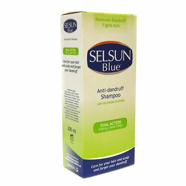 Sampon Antimatreata pentru Toate Tipurile de Par Selsun Blue, 200 ml