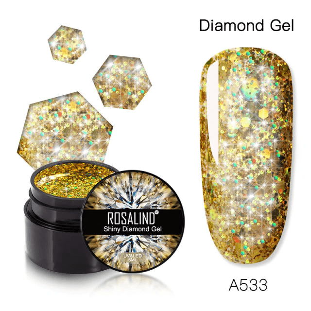 Shiny diamond color gel a533