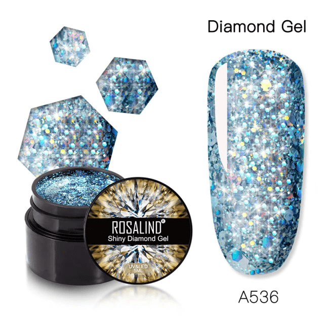 Shiny diamond color gel a536
