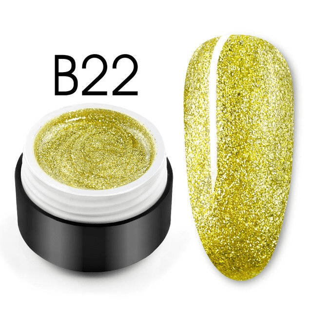 Shiny Platinum Color Gel B22 - B21