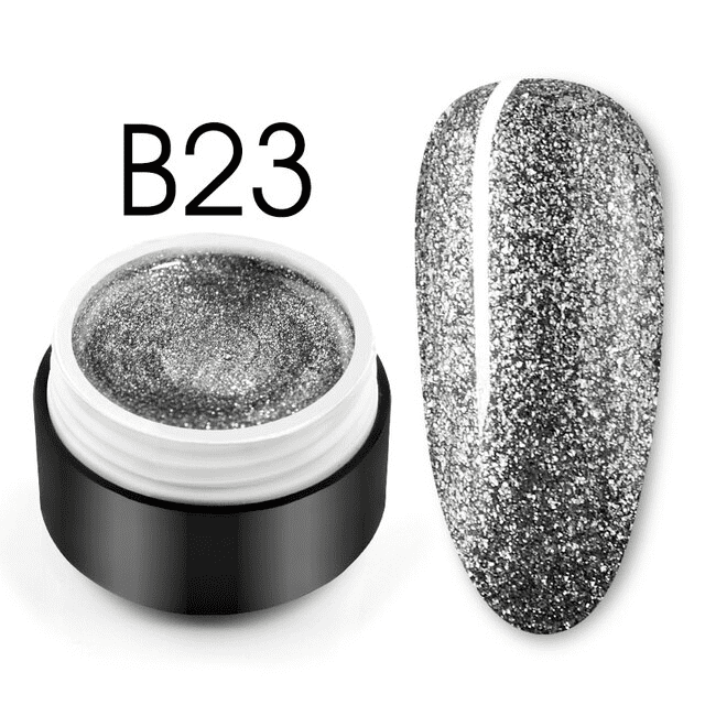 Shiny Platinum Color Gel B23 - B21