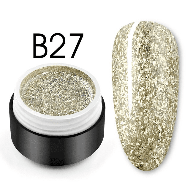Shiny Platinum Color Gel B27 - B21