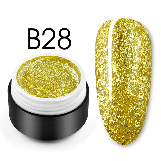 Shiny Platinum Color Gel B28 - B21