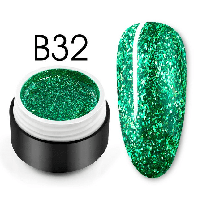 Shiny Platinum Color Gel B32 - B21