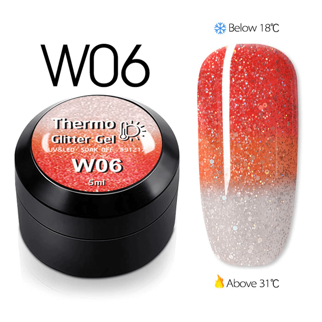 Thermo Glitter Color Gel W06 - W01