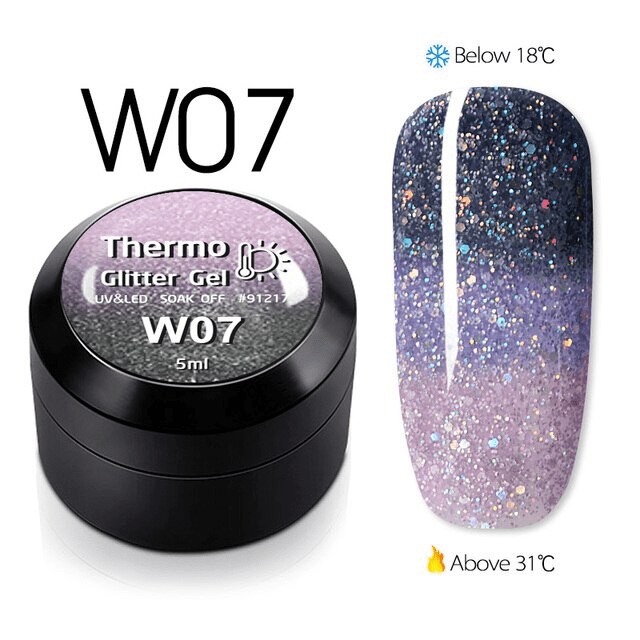 Thermo Glitter Color Gel W07 - W01