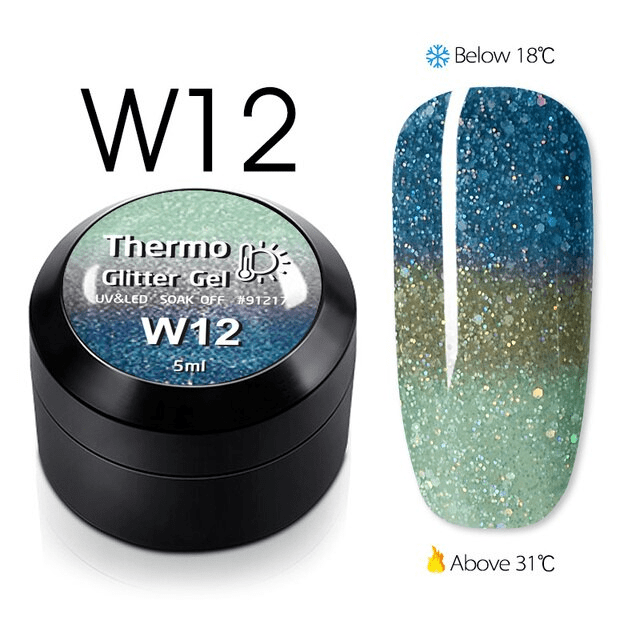 Thermo Glitter Color Gel W12 - W01