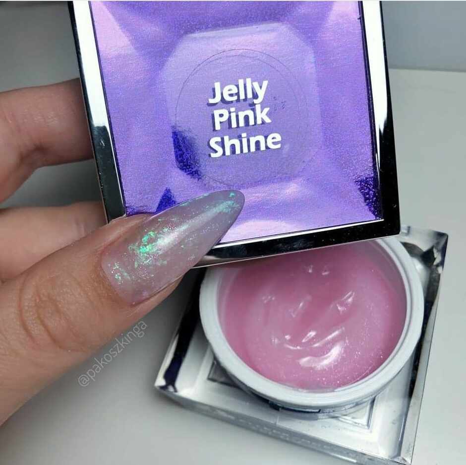 Gel UV Constructie- Jelly Pink Shine 15 ml Allepaznokcie